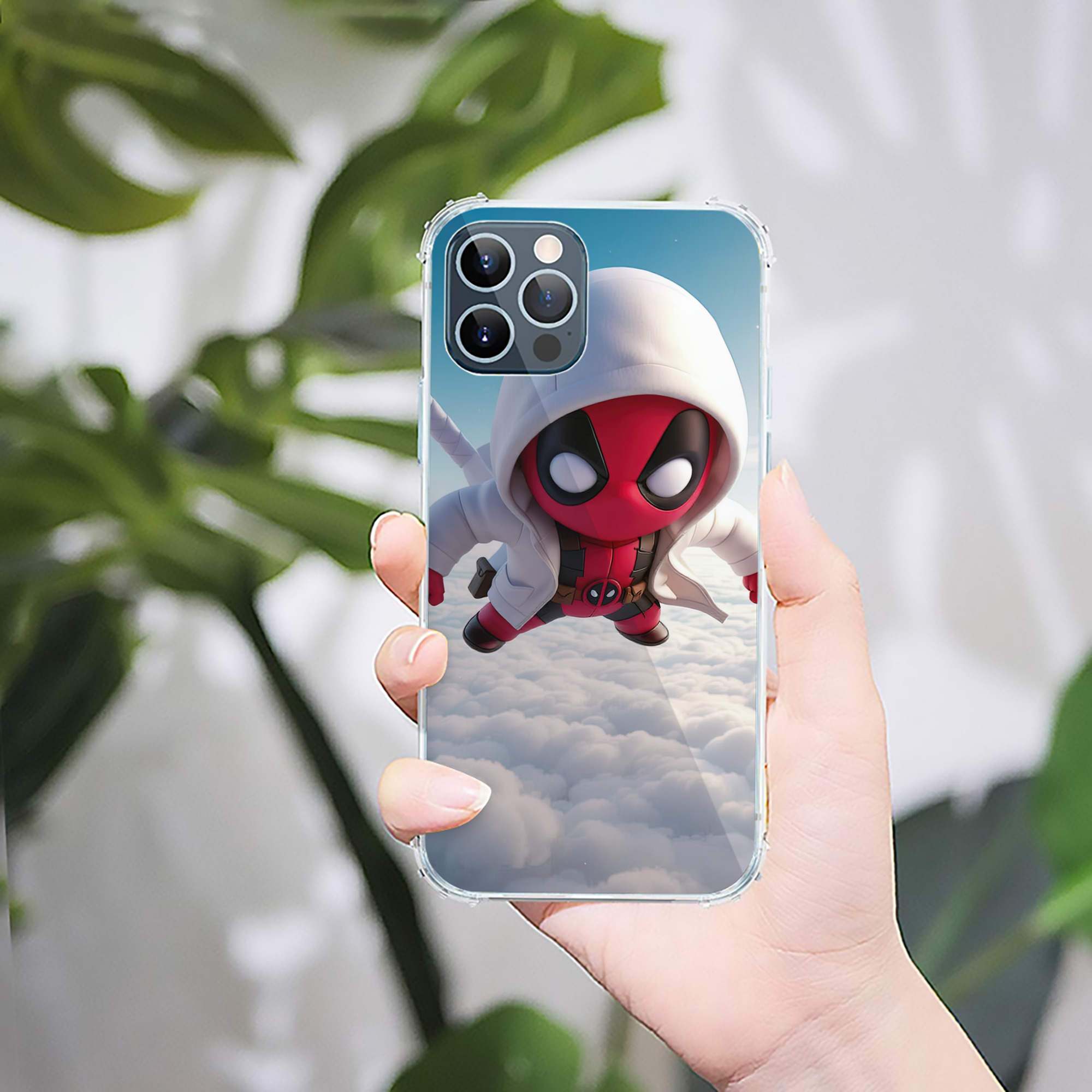（画像用） Deadpool デッドプール 【iPhone 12シリーズ対応】透明スマホケース（クリアソフトケース）